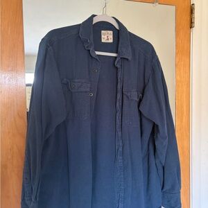 RedHead Men's Navy Casual Button Down Shirt